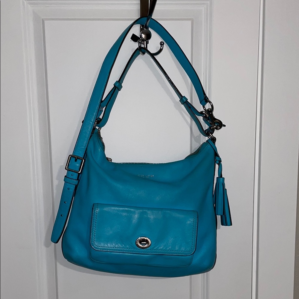 Coach Blue Shoulder Bag
